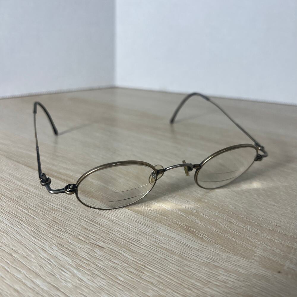 Vintage Lanvin 1269 02 Eyeglasses Round Frames 40-25-135 Brushed Gunmetal